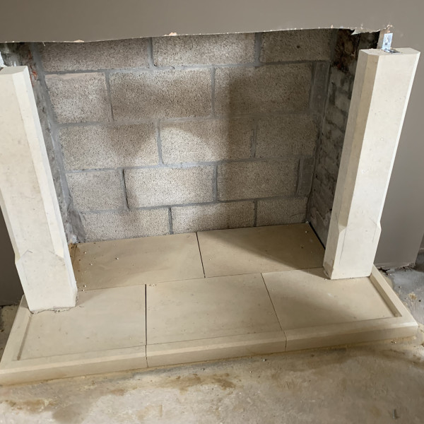 A few stone fireplaces/hearths working on last few weeks