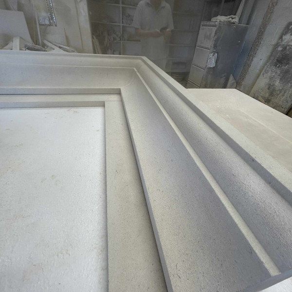 Bath stone fire surround new design