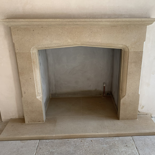Bath stone fireplace complete with hearths local installation this week