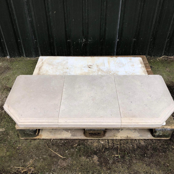 Bath stone hearths carved made to measure