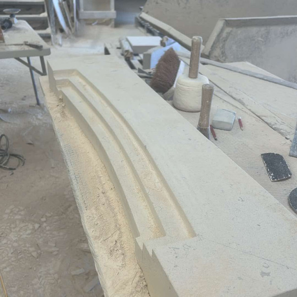 Bath stone lintel The Jasper curved