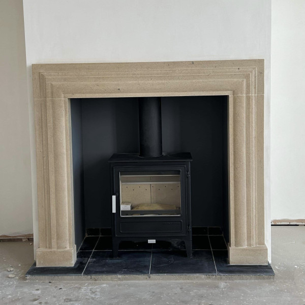 Bespoke Bath stone fire surround