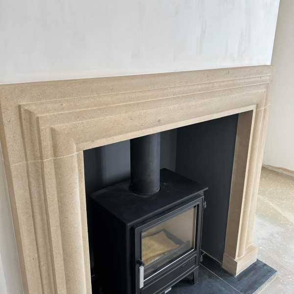 Bespoke Bath stone fire surround
