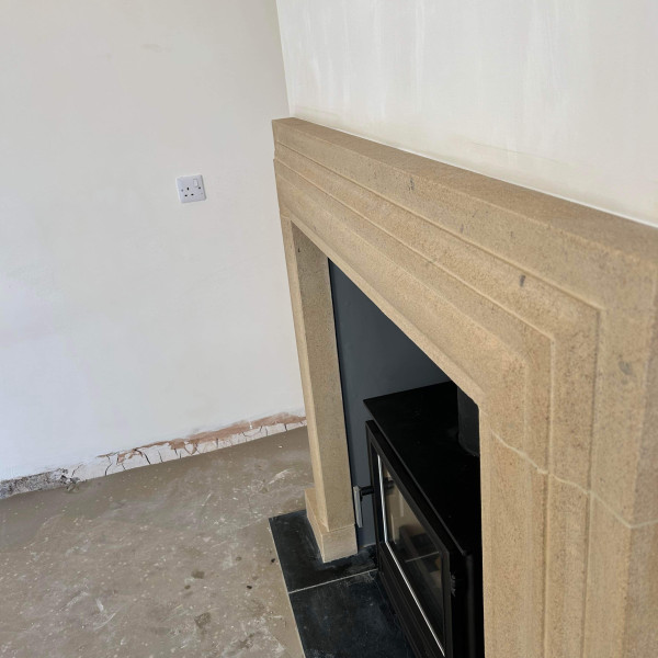 Bespoke Bath stone fire surround