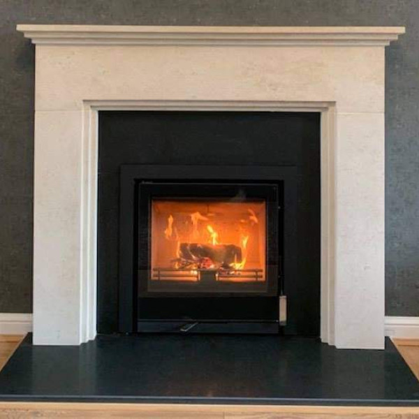 Bespoke made to measure natural Bath stone surround