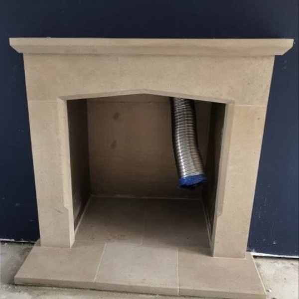 Hand carved bath stone fireplaces