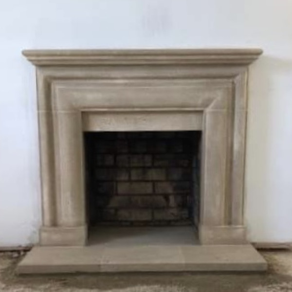 Hand carved from solid Bath stone The onyx fitted today