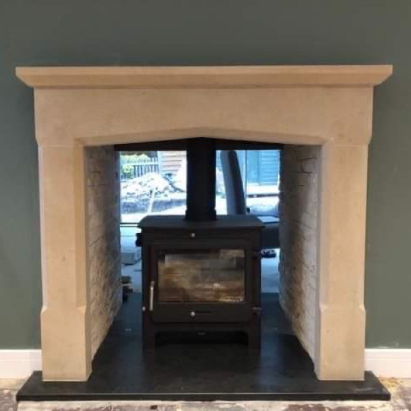 Moonstone Bath stone surround made to measure with local fitting today