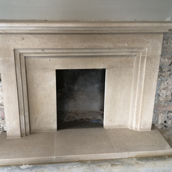 Recently supplied Bath stone fireplaces