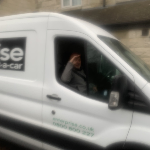 Rental van last week as old van decided to pack up. New van purchased over weekend ready for personal deliveries