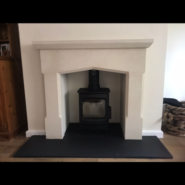 Simple elegant but stunning bath stone surround The Moonstone