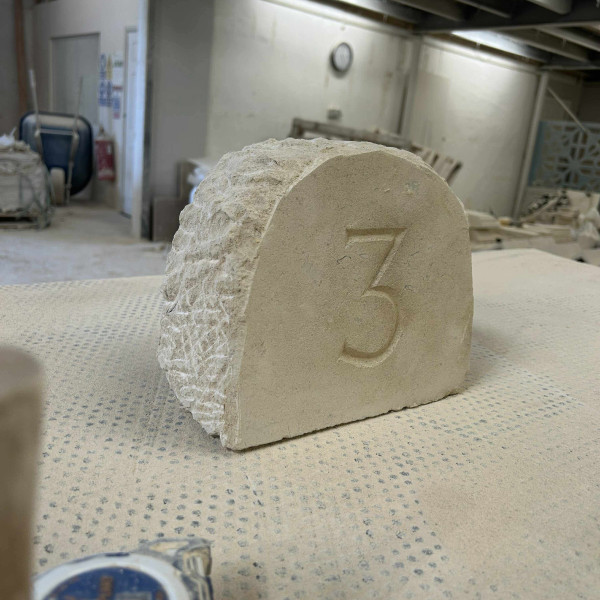 Stone house number