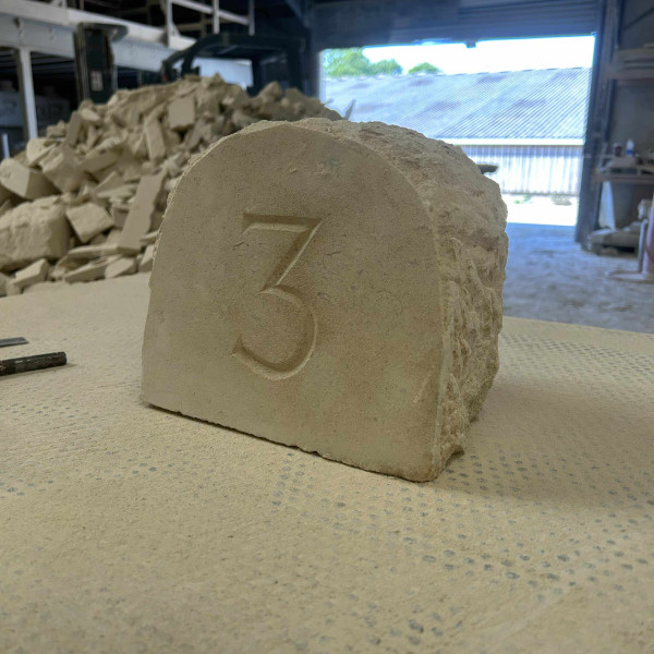 Stone house number