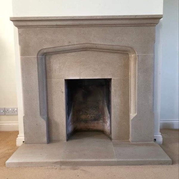Sunstone Bath stone fireplace made to measure