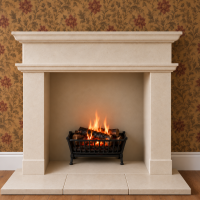 Bath stone fire surround - The Agate