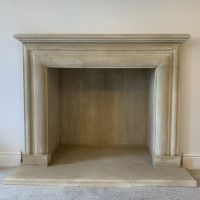The Onyx Hand carved beautiful fireplace natural Bath stone fireplace with outer hearths