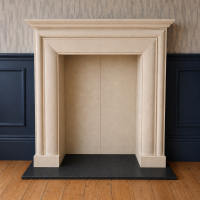 The Onyx Hand carved beautiful fireplace natural Bath stone fireplace with outer hearths