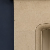 The Sunstone natural Bath stone fireplace surround with outer hearths