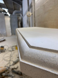 English natural solid quarried stone fireplace hearths
